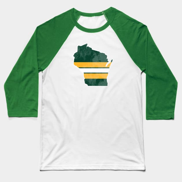 Green Bay Packers Baseball T-Shirt by stayfrostybro